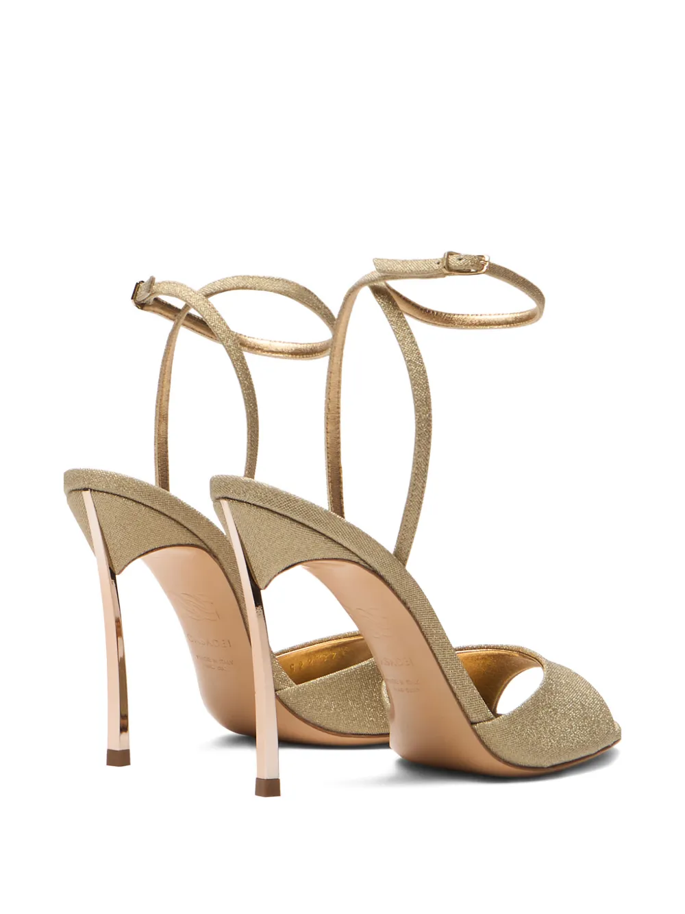 Casadei Blade heeled sandals Goud
