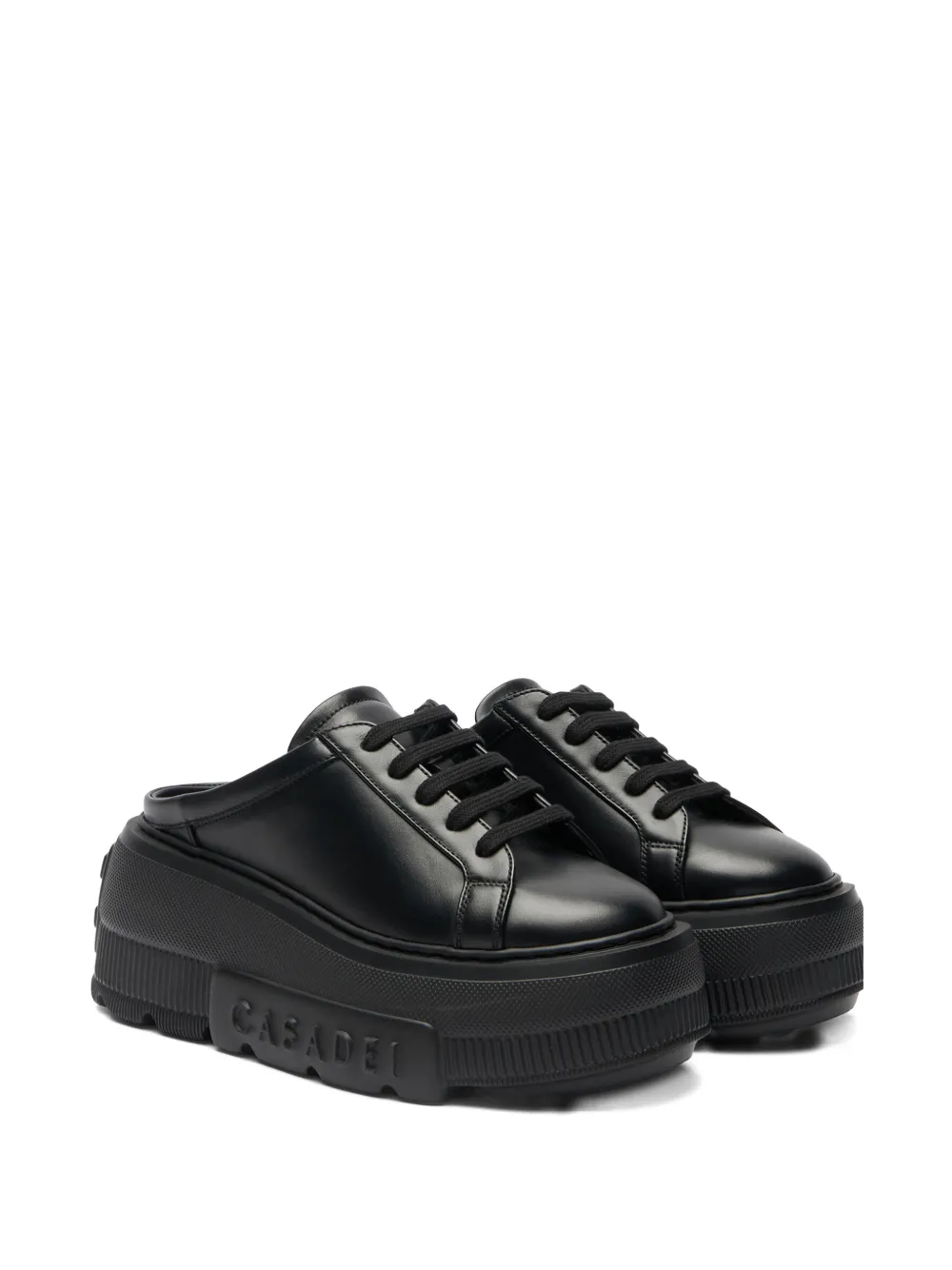 Casadei Nexus platform mules Zwart