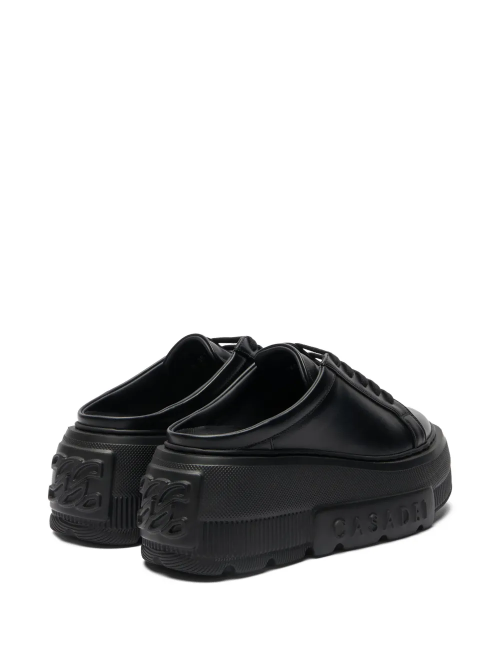 Casadei Nexus platform mules Zwart