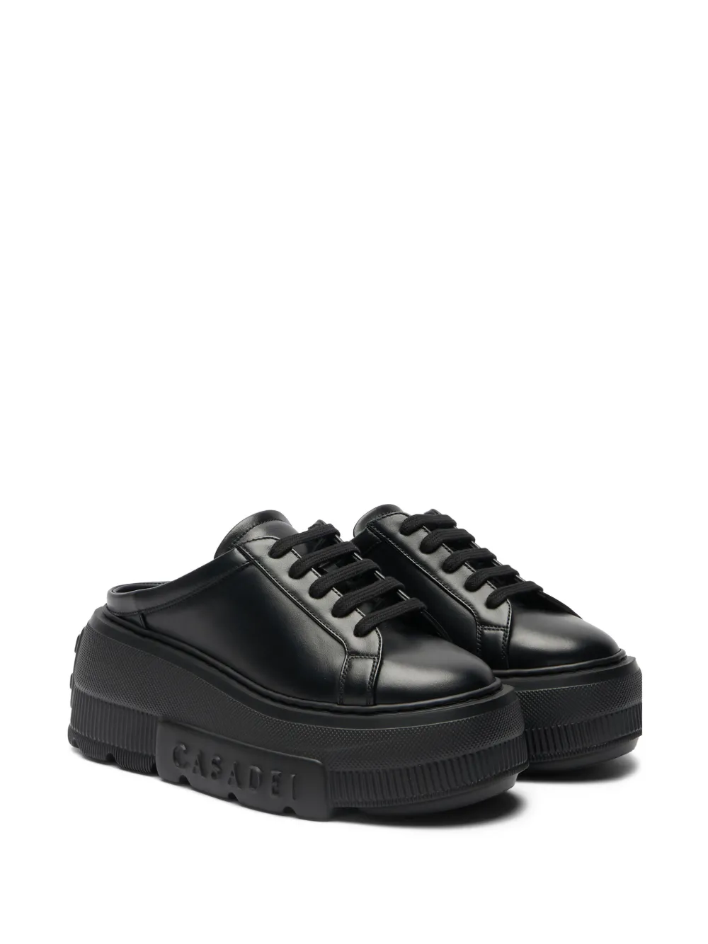  Casadei Nexus Platform Mules - Black 
