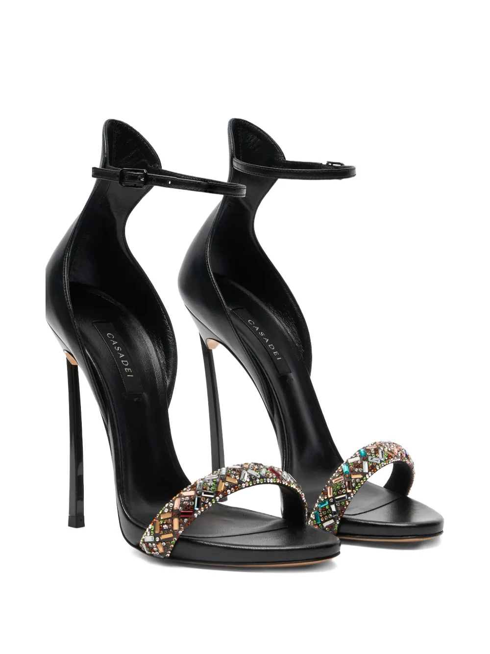 Casadei Cappa Blade heeled sandals Zwart