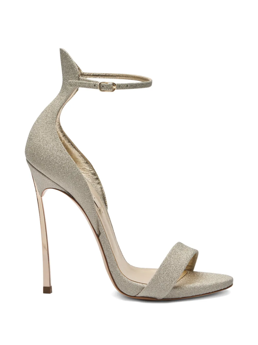 Casadei Blade Cape ankle-detail heeled sandals Goud