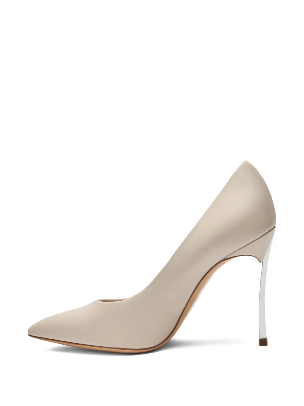 Casadei Blade pointed-toe heeled pumps Beige