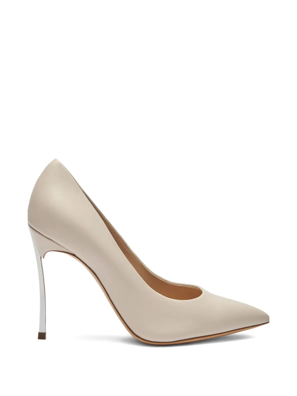 Casadei Blade pointed-toe heeled pumps Beige