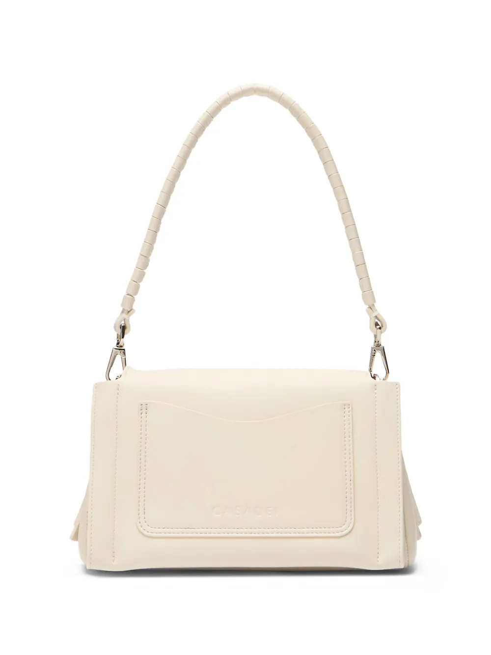  Casadei Brera Logo-detail Shoulder Bag - Neutrals 