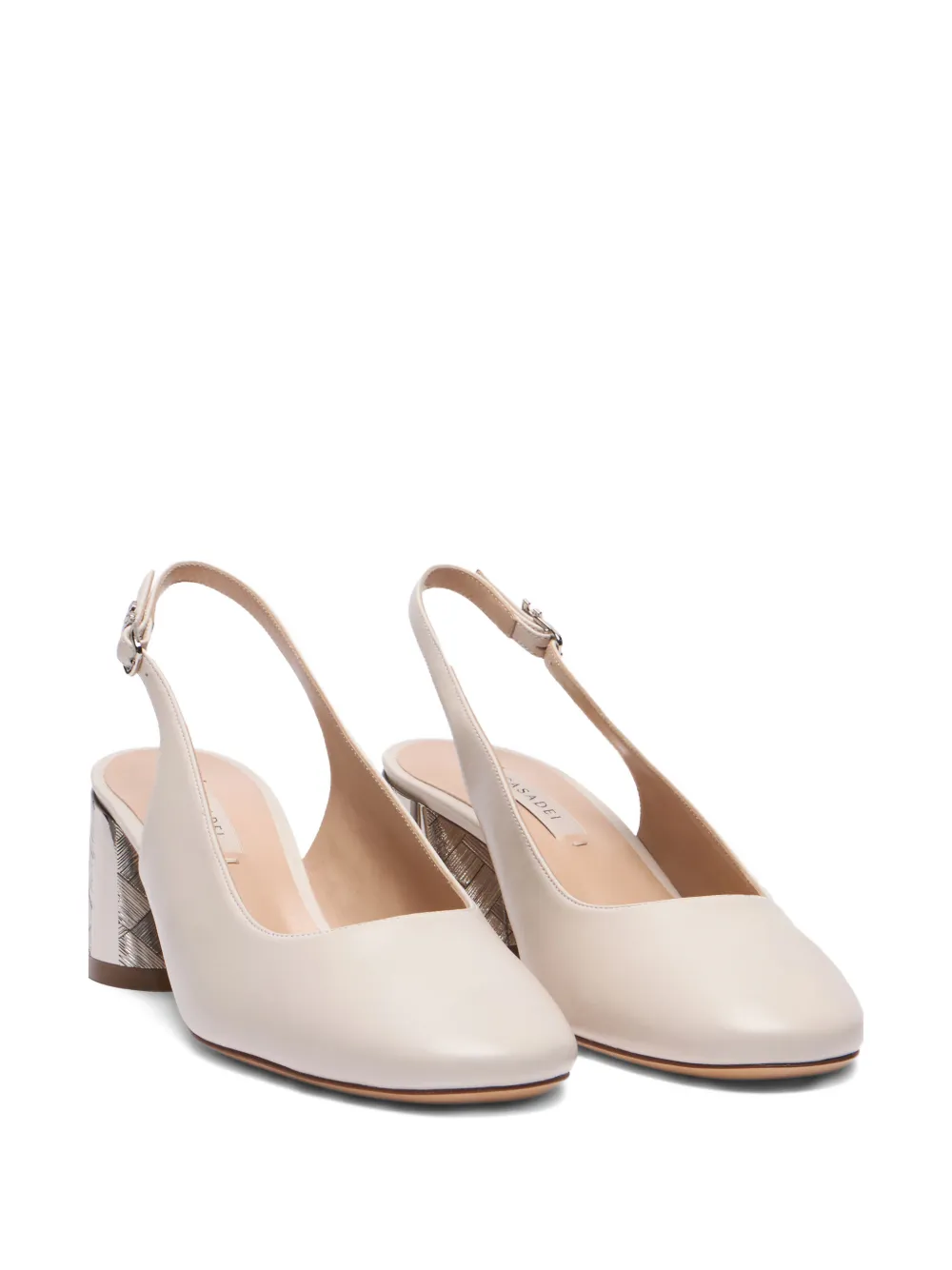 Casadei Reflex slingback pumps Beige