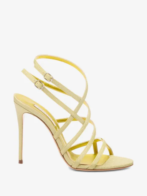 Casadei Cage sandaler med hæl og spændedetalje
