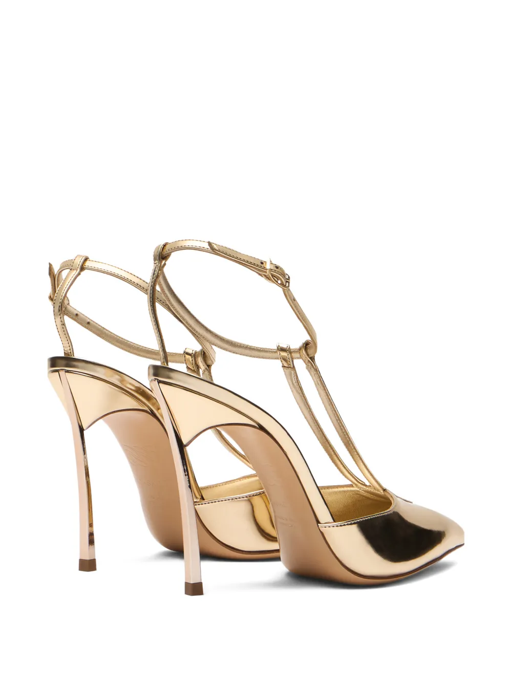 Casadei Victory buckle-detail heeled pumps Goud