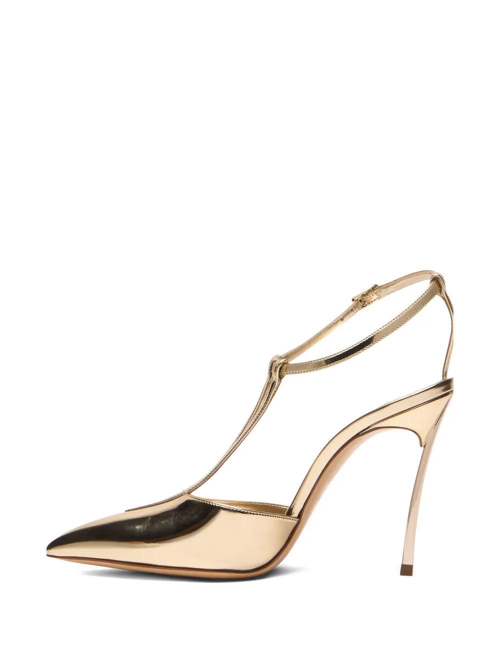 Casadei Victory buckle-detail heeled pumps Goud