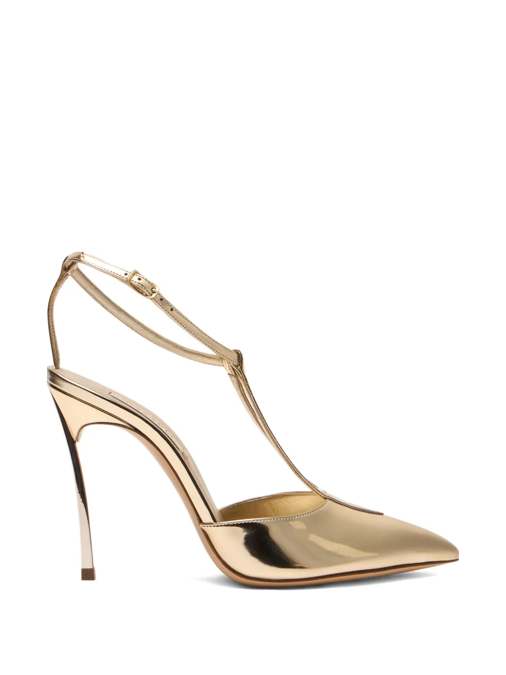 Casadei Victory buckle-detail heeled pumps Goud