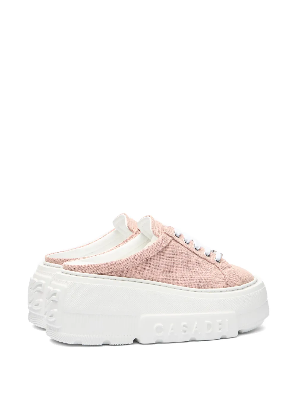 Casadei pink heeled mules Roze