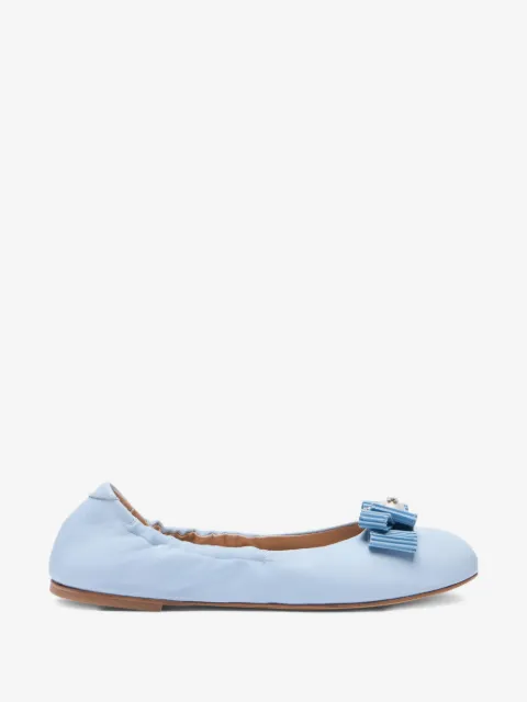 Casadei flade ballerinaer med sløjfedetalje