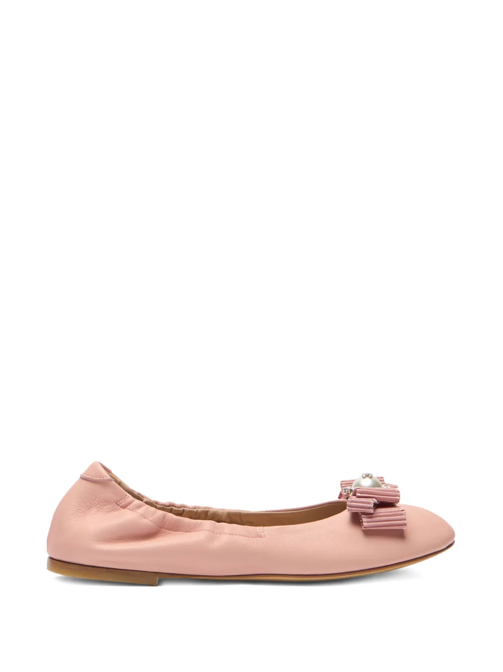 Casadei bow-detail ballet flats - Rosa