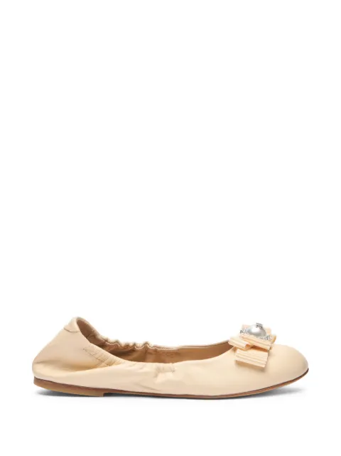 Casadei bow-detail ballet flats