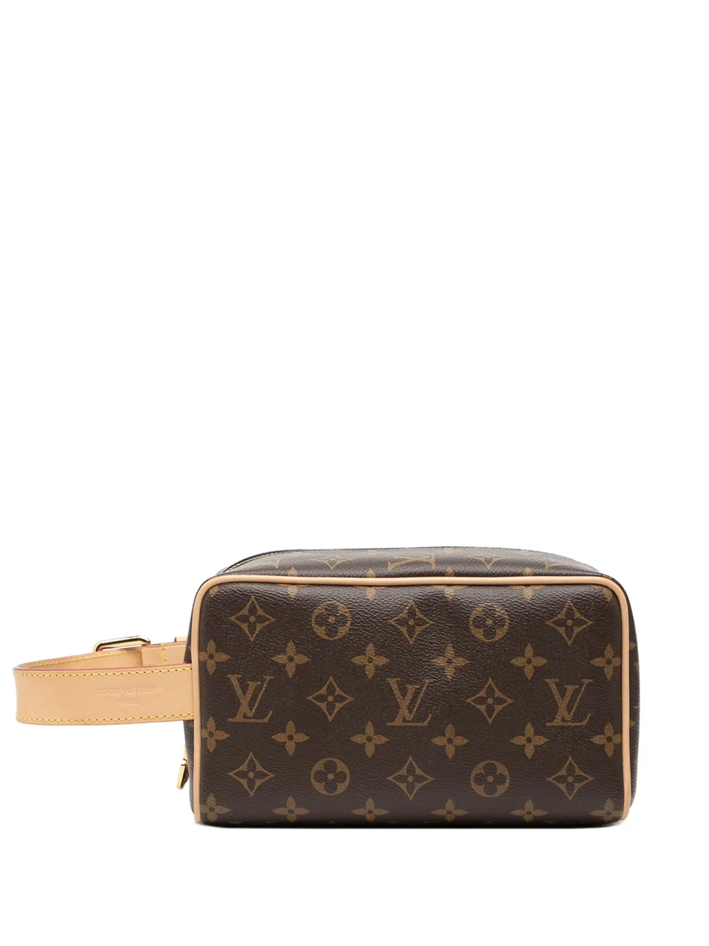 Louis Vuitton Pre-Owned 2021-2025 Monogram Locker Dopp Kit clutch bag - Marrone