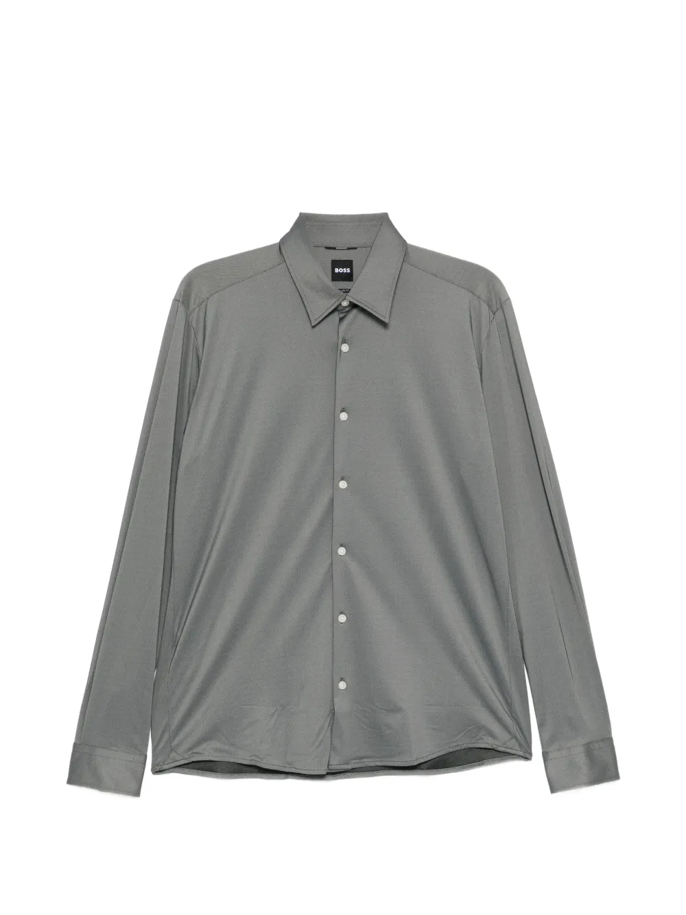 BOSS Klassisches Jerseyhemd - Grau