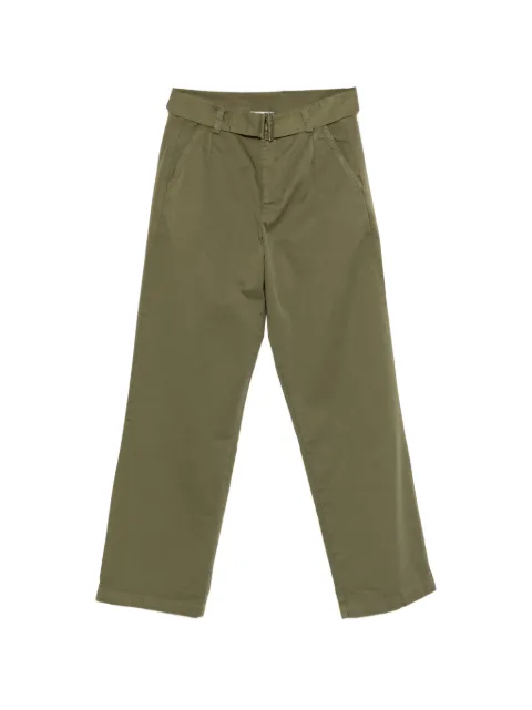 Laneus belted button cargo pants