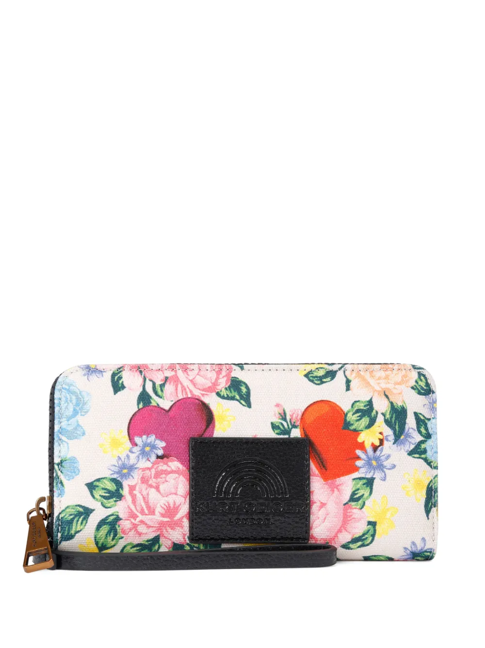 Kurt Geiger London Portafoglio Southbank con zip - Nero