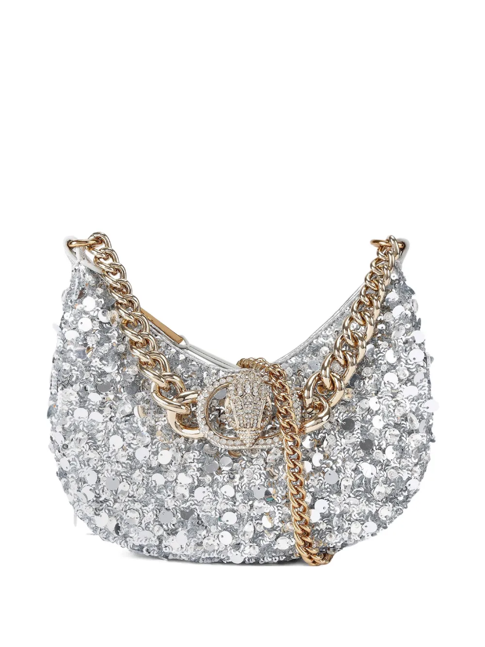 Kurt Geiger London Borsa a spalla Chelsea piccola - Argento