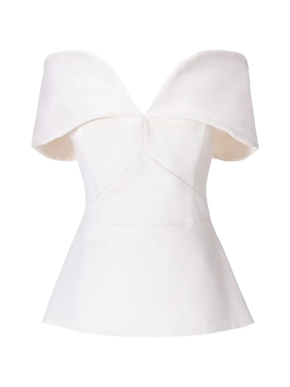 MOOS STUDIO off-shoulder top - Bianco