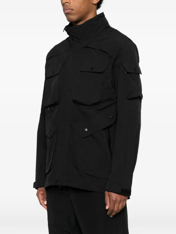 JG1 flap-pocket Hooded Jacket | Black | FARFETCH