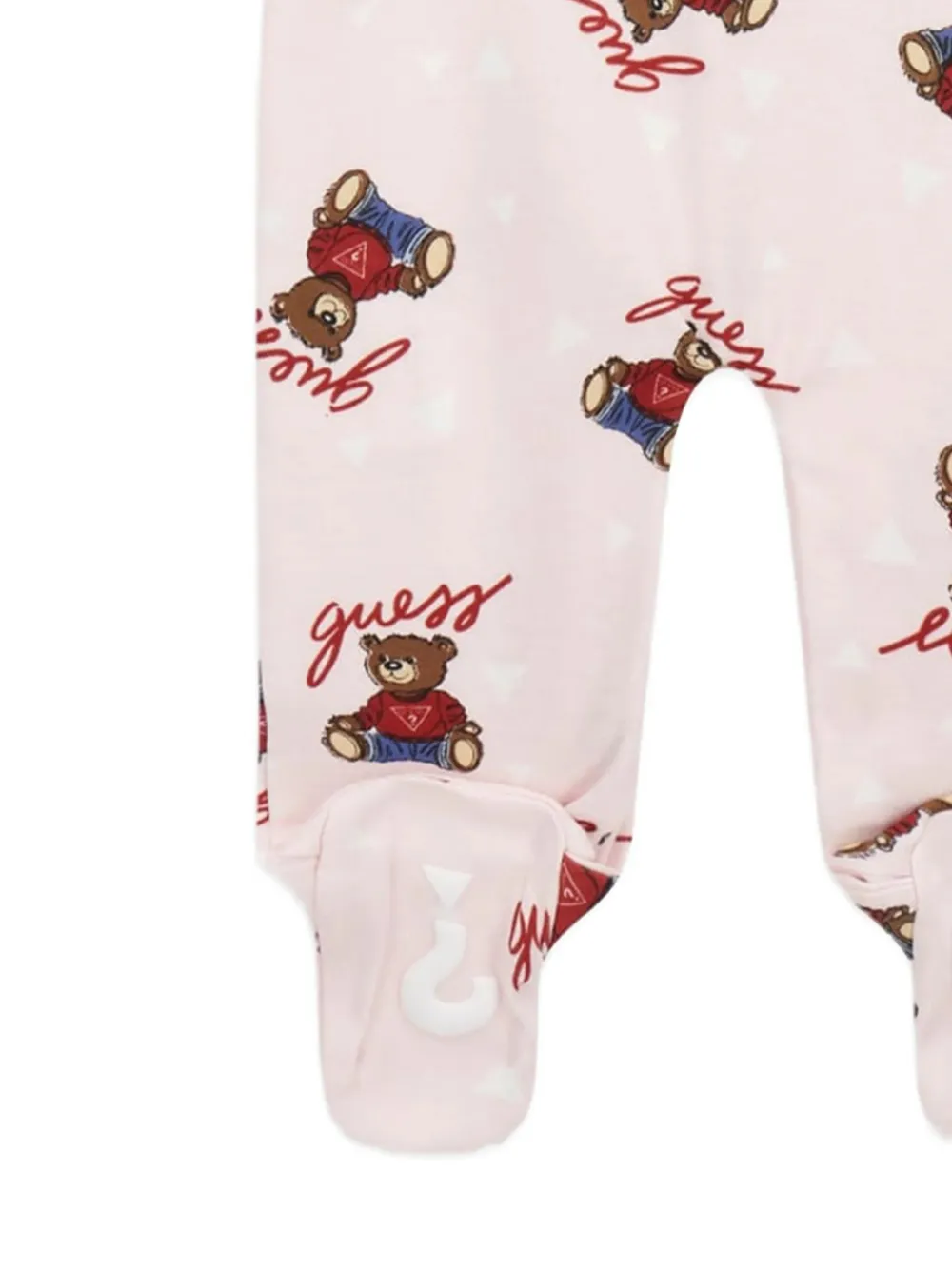guess kids Romper met beerprint Roze