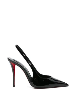 Christian Louboutin バックルストラップパンプス | ブラック