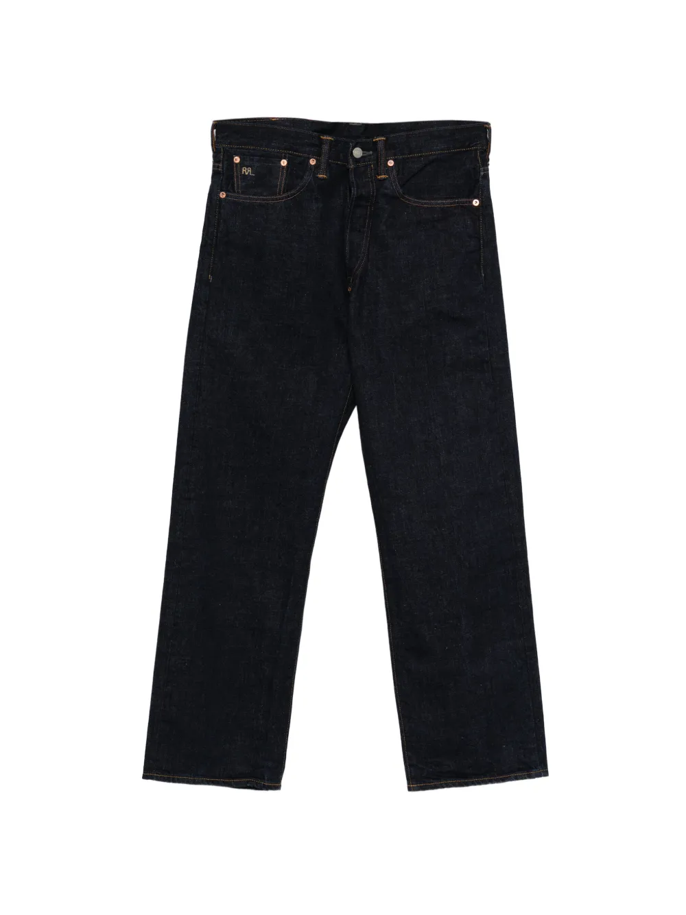 Ralph Lauren RRL Selvedge logo button trousers - Blu