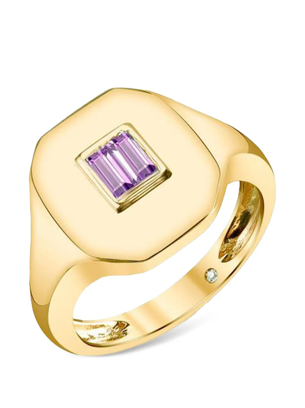 SHAY amethyst baguette ring - Oro