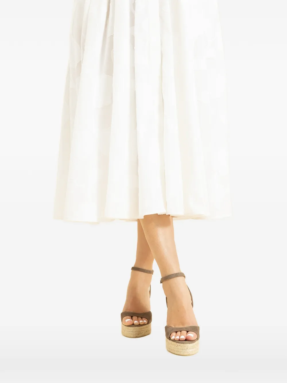 Castañer ankle-strap wedge sandals Bruin