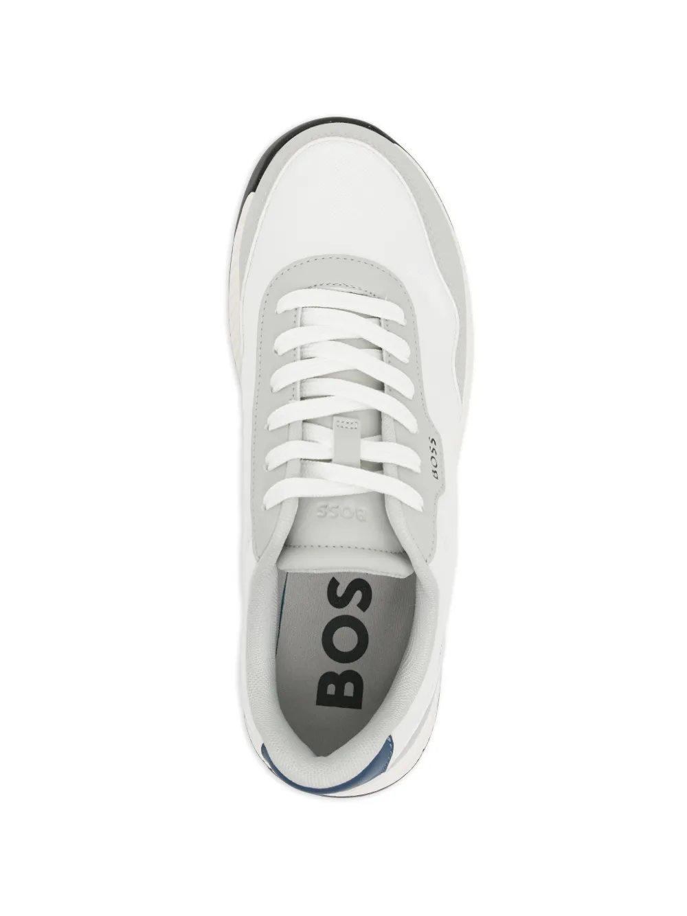 BOSS logo-de ed sneakers Wit