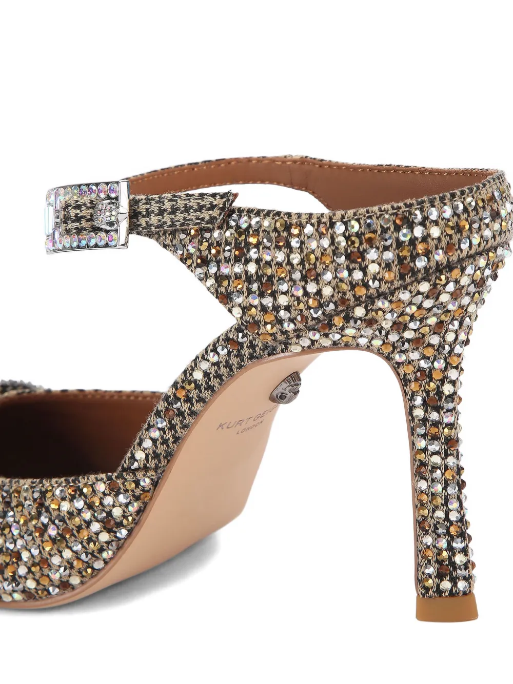 Kurt Geiger London strass point-toe pumps Goud