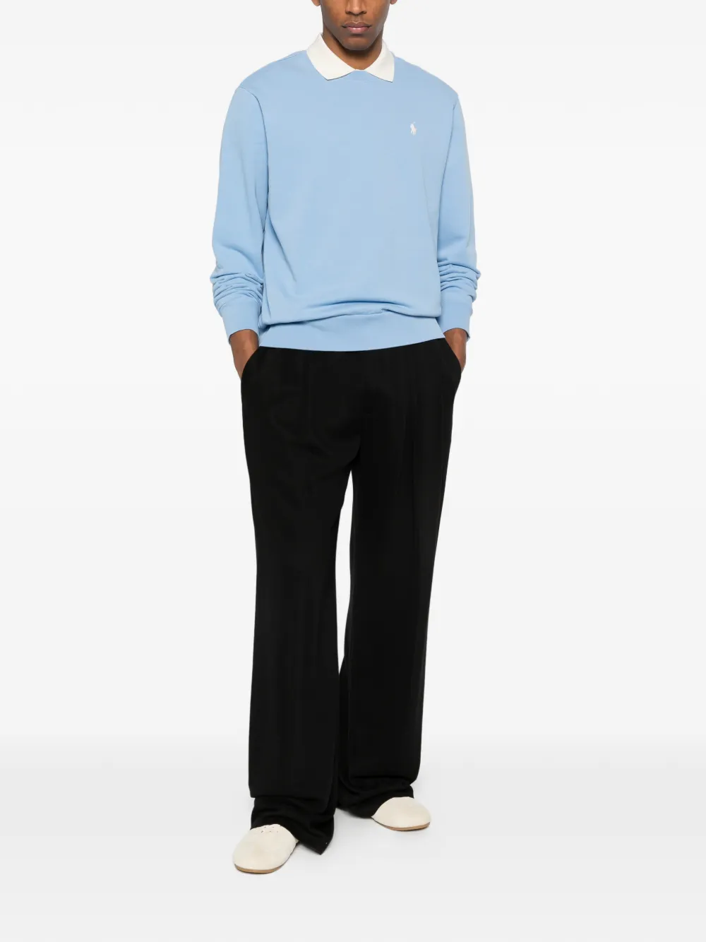 Polo Ralph Lauren Sweater met logodetail Blauw