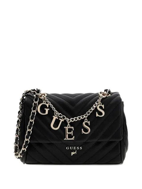 guess kids sac à bandoulière à motif de chevrons et chaîne