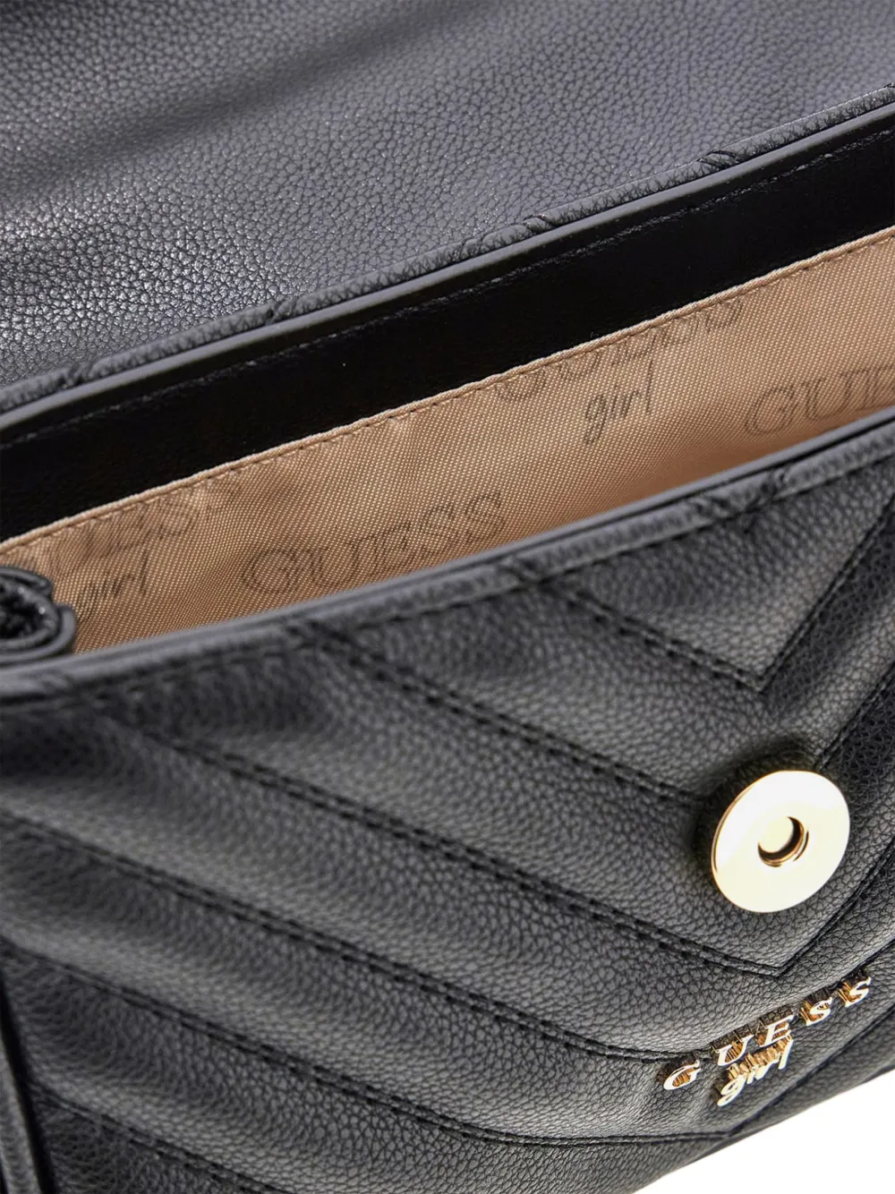 guess kids Crossbodytas met chevron streep Zwart