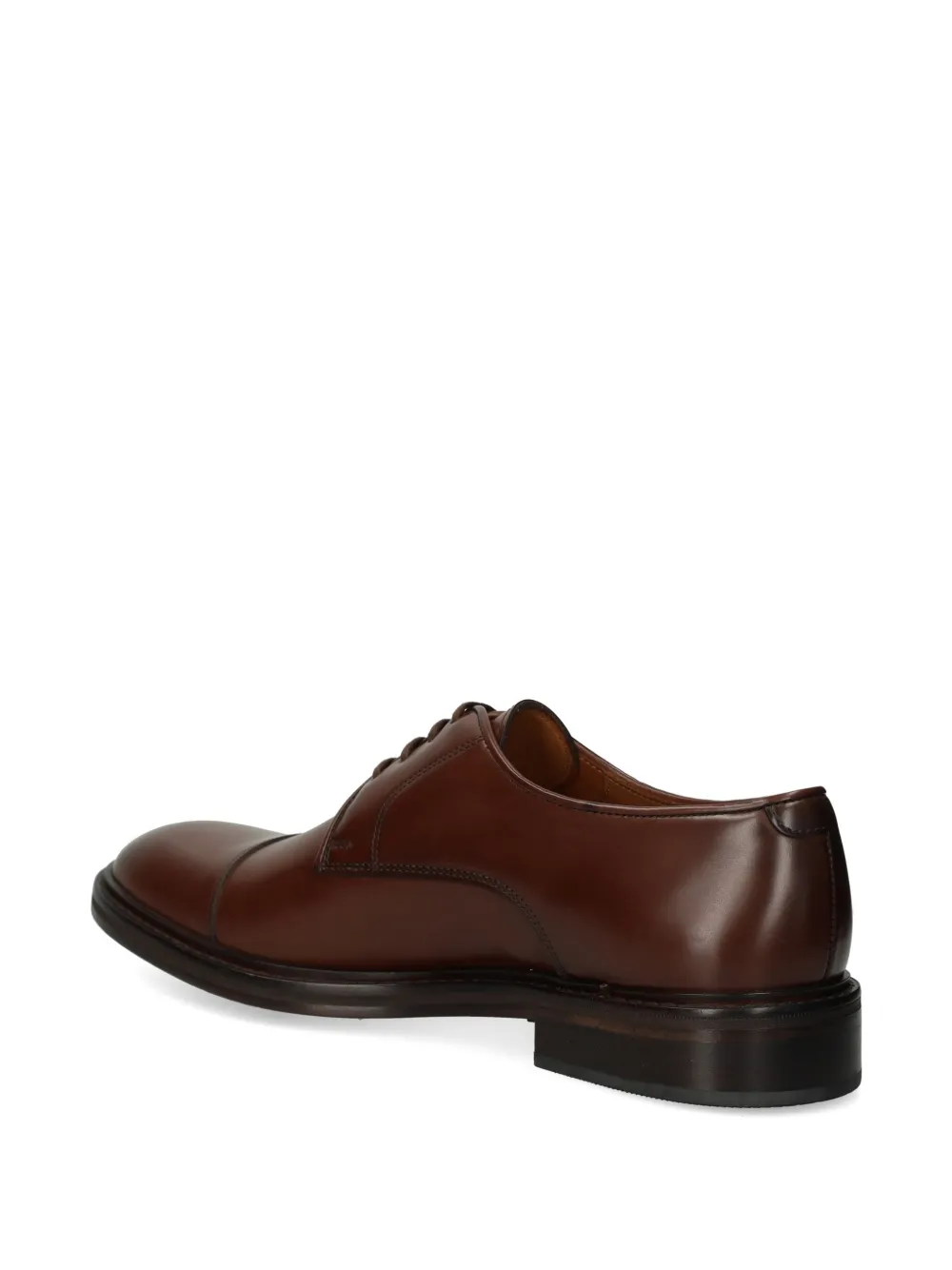  Lottusse Cap-toe Derby Shoes - Brown 