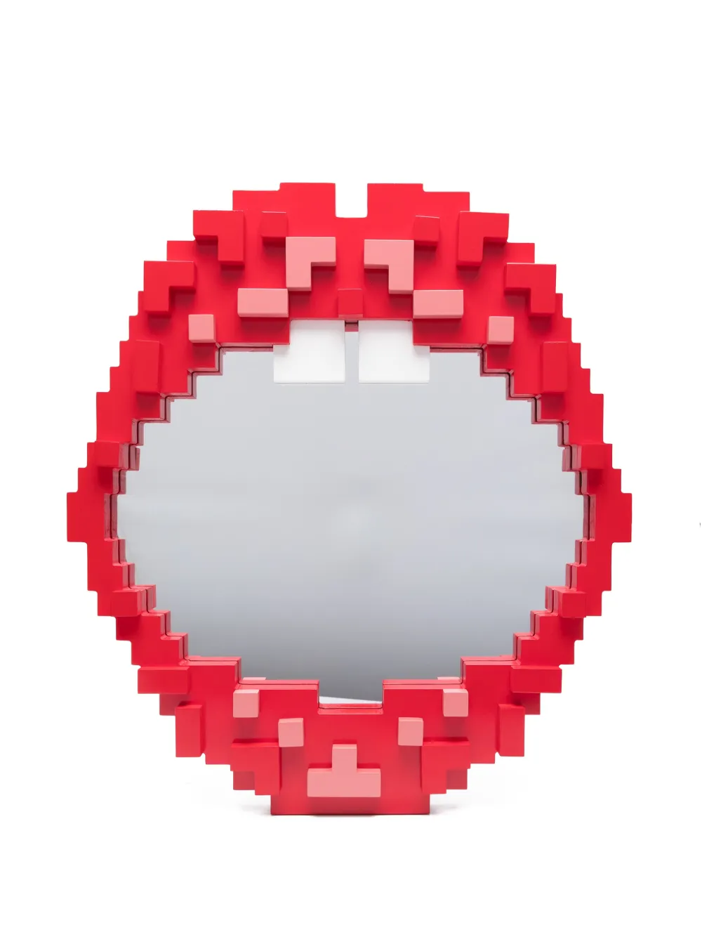 Seletti x Roberto Bruno Mouth Pixel mirror - Rot