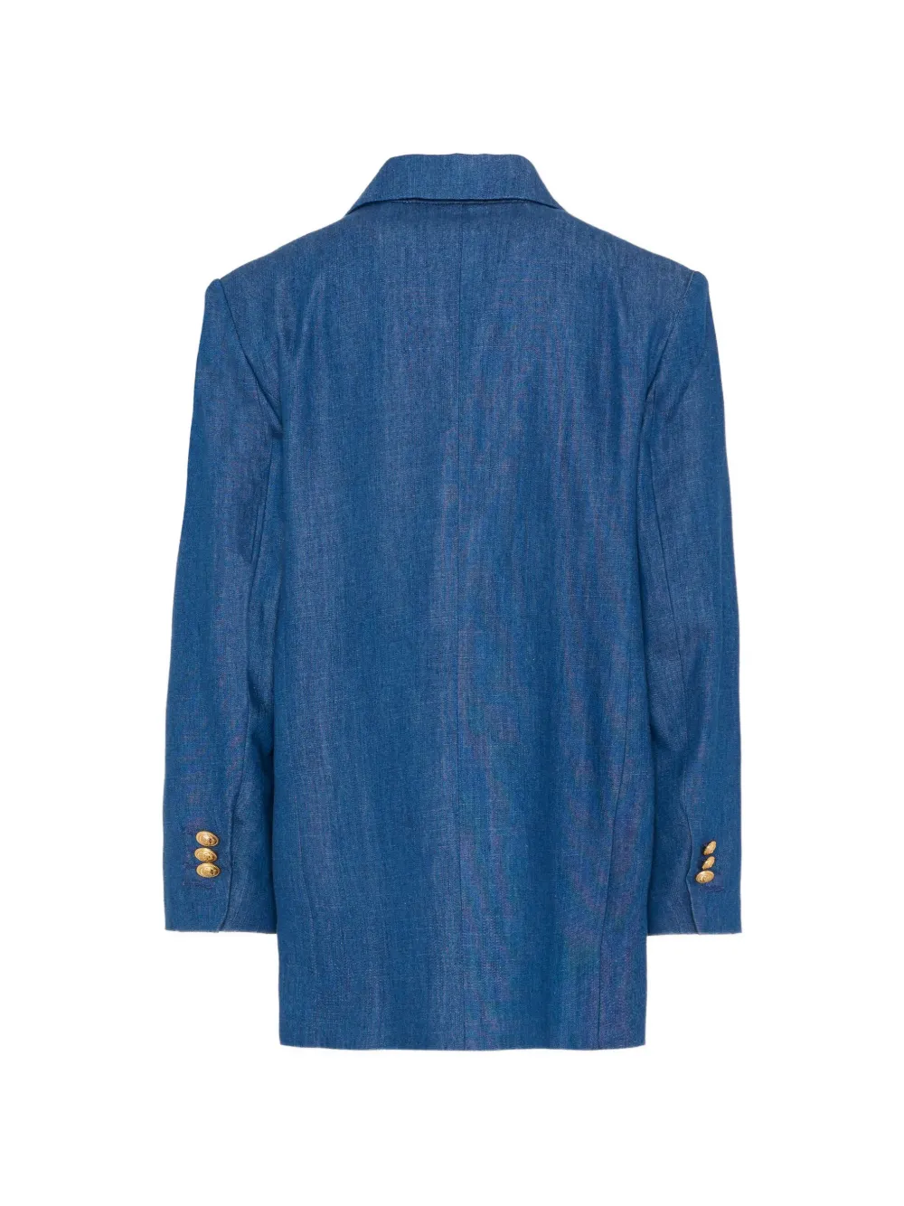  Balmain Kids Double-breasted Blazer - Blue 