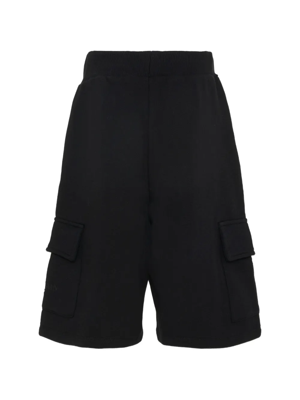 Balmain Kids Katoenen trainingsshorts met cargo zakken Zwart