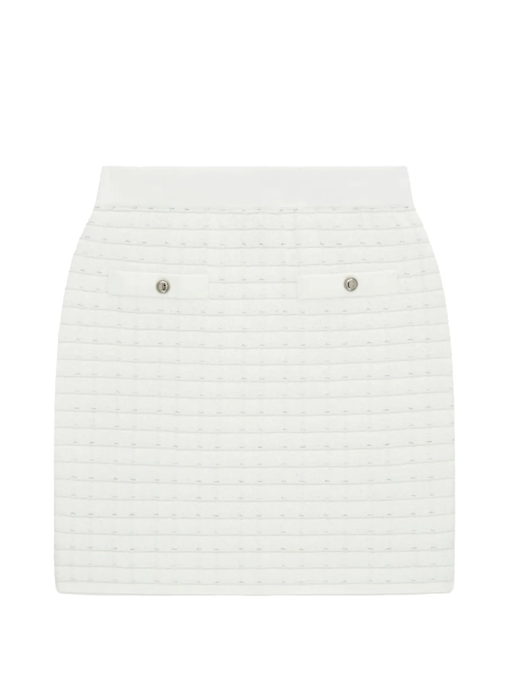 guess kids faux-pockets skirt - Bianco