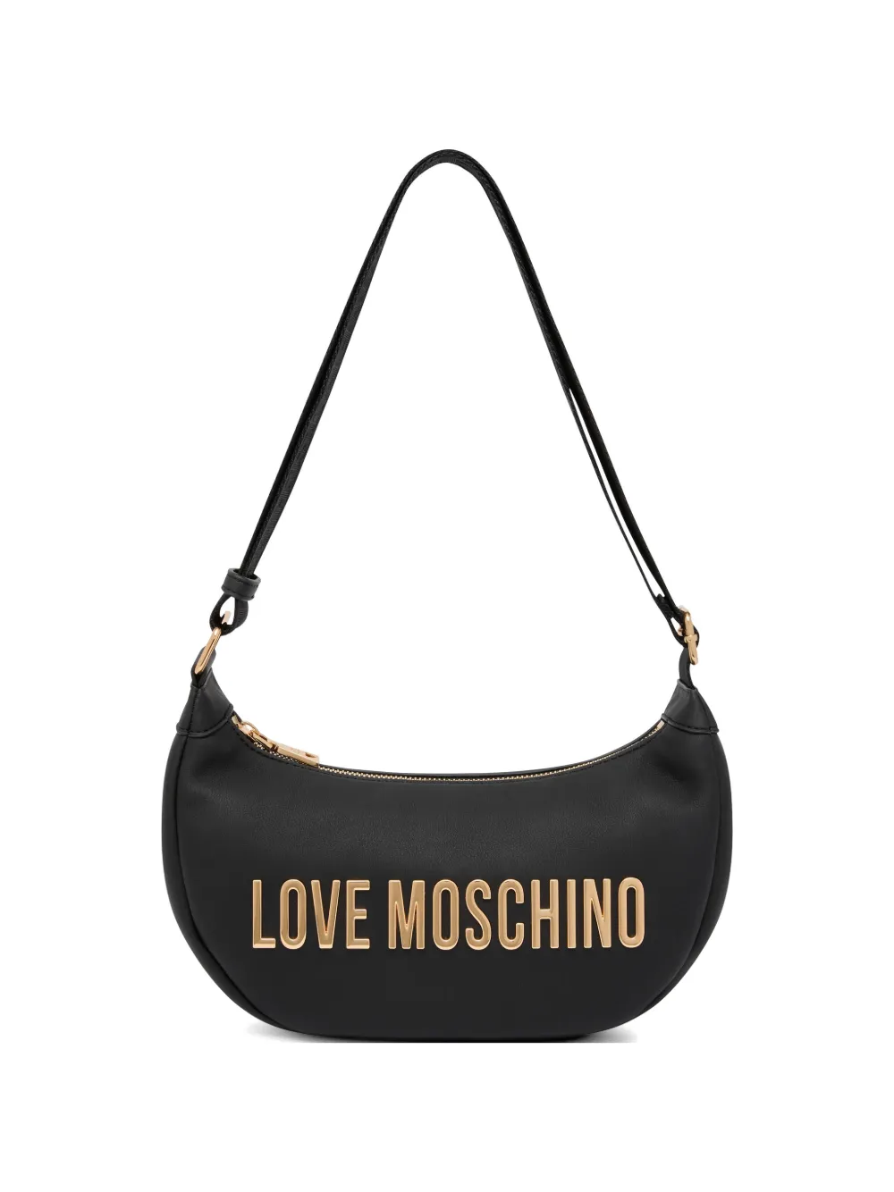 Love Moschino logo shoulder bag - Nero