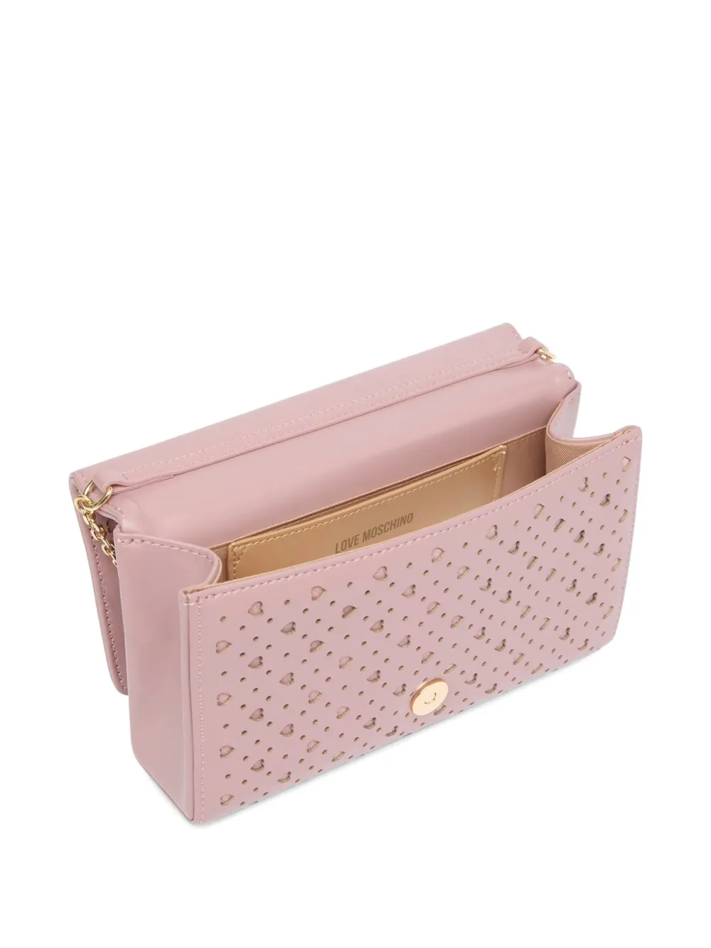 Love Moschino Clutch met hart Roze