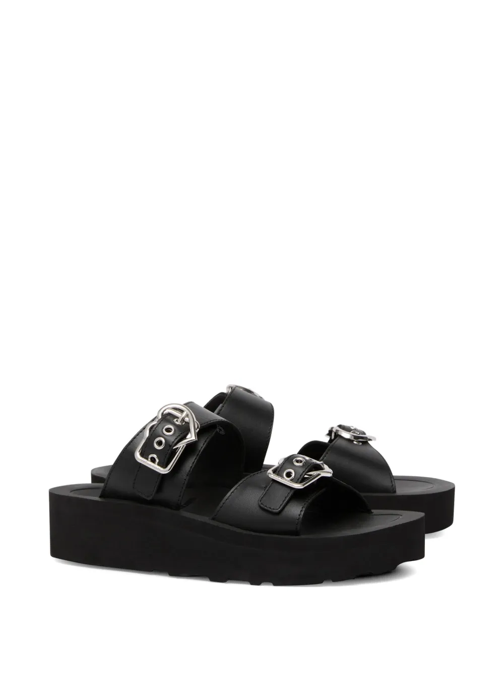 Love Moschino Sandalen met gesp Zwart
