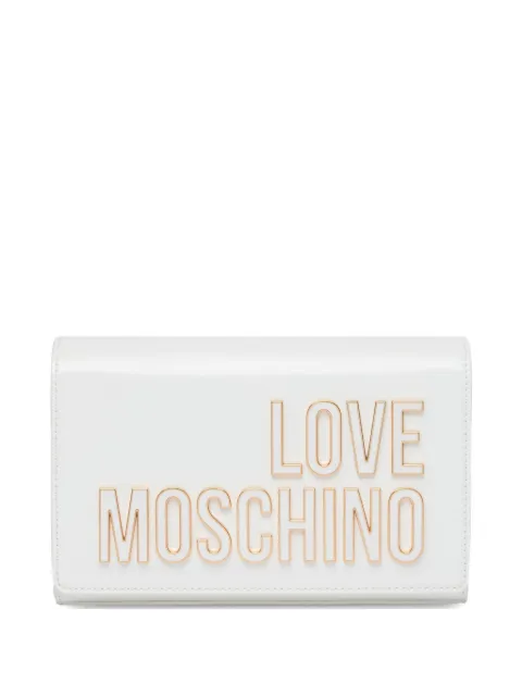 Love Moschino bolsa de mano con letras de cadena