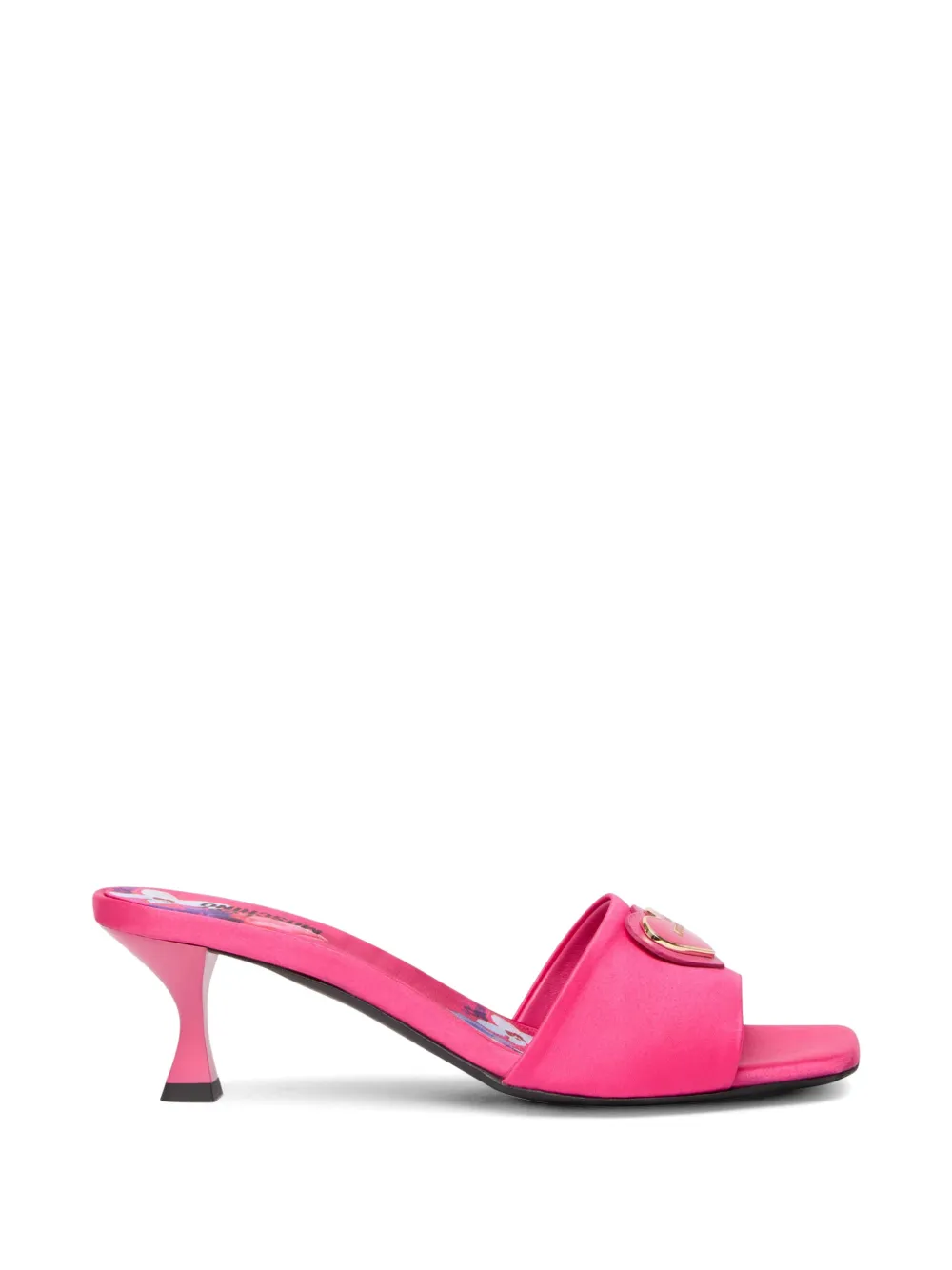Love Moschino Heart leren sandalen Roze