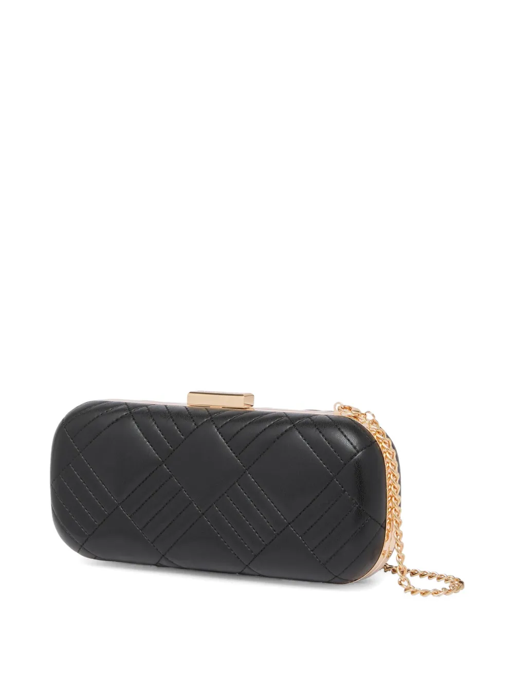 Love Moschino Gewatteerde verfraaide clutch Zwart