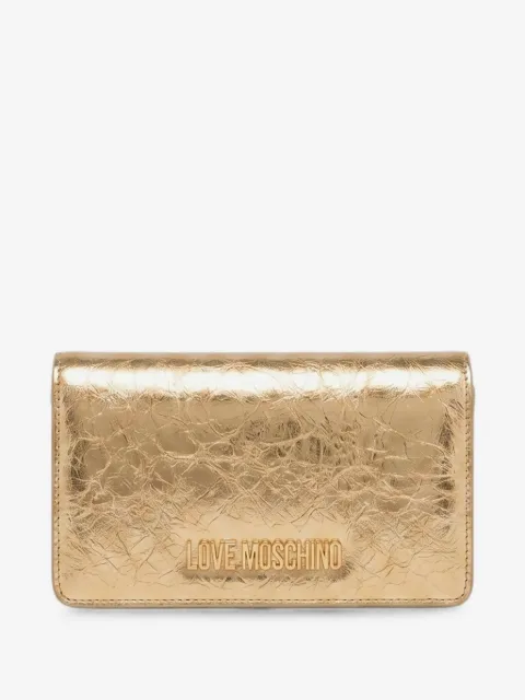 Love Moschino metallic-chain shoulder bag