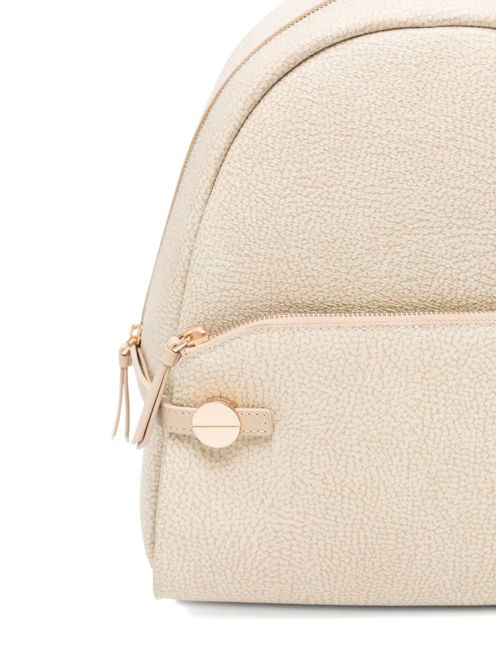 Borbonese Medium rugzak met handgreep Beige