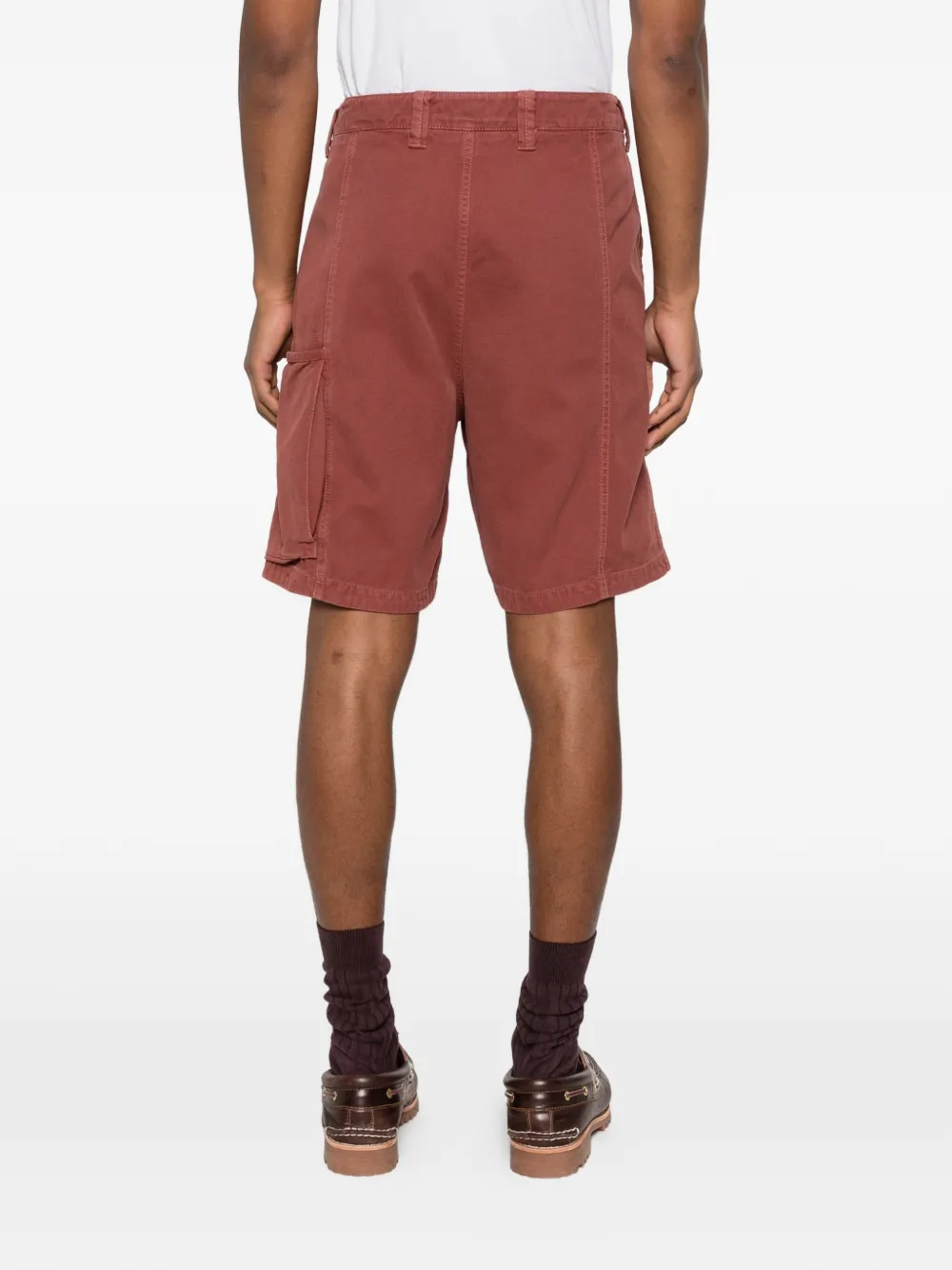 Stone Island カーゴショーツ | レッド | FARFETCH JP