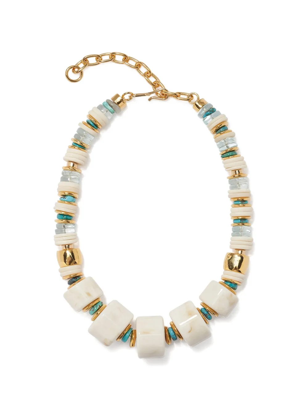 Lizzie Fortunato beaded necklace - Bianco